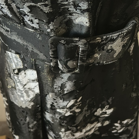 NEW White House Black Market Satin Jacquard Fit & Flare Dress - Picture 3 of 11